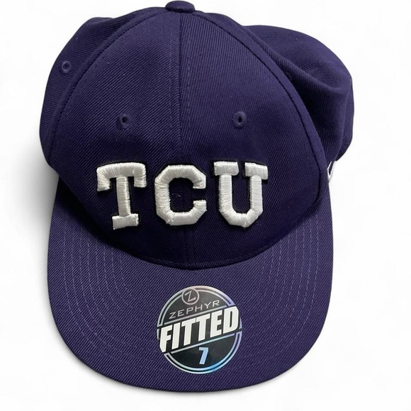 Zephyr | TCU Horned Frogs Fitted Hat | Size 7 🐸✨ - Picture 7 of 7